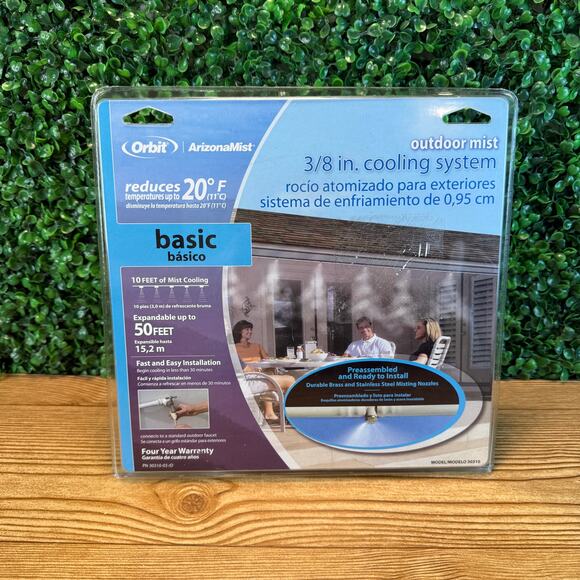 New Orbit Arizona Mist Low Pressure Residential Misting System 3/8 inch 50 Feet - Picture 1 of 7